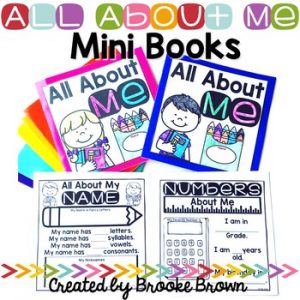 All About Me Mini Books