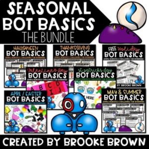 Seasonal/Holiday Bot Basics BUNDLE {Robotics Lesson Plans for Beginners}