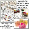 Word Work Construction BUNDLE - Hands-on Literacy Centers - Image 2