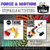 Storybook STEM Science Activities {FORCE & MOTION}